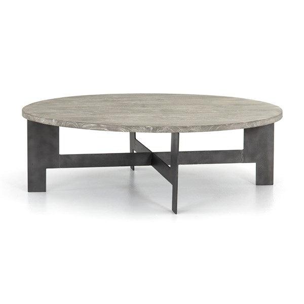 ROUND COFFEE TABLE WITH IRON - Design for the PPL