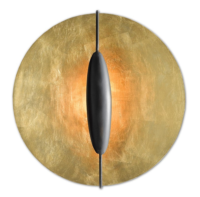-Plato Gold Wall Sconce-