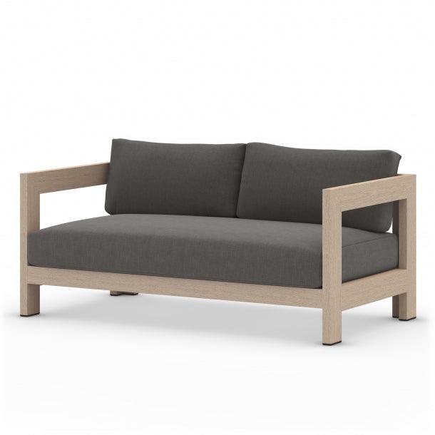 CARA OUTDOOR SOFA-60"-BROWN/CHARCOAL - Design for the PPL