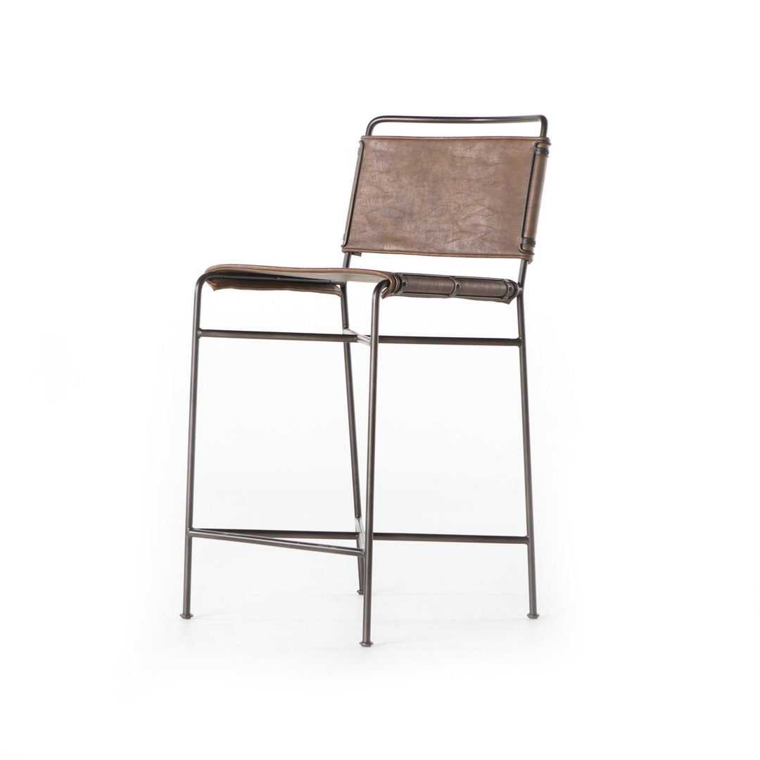 WALKER COUNTER STOOL-DISTRESSED BROWN - Design for the PPL