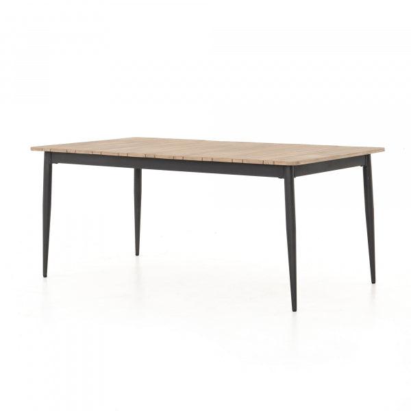 WYTON OUTDOOR DINING TABLE-95"-BROWN - Design for the PPL