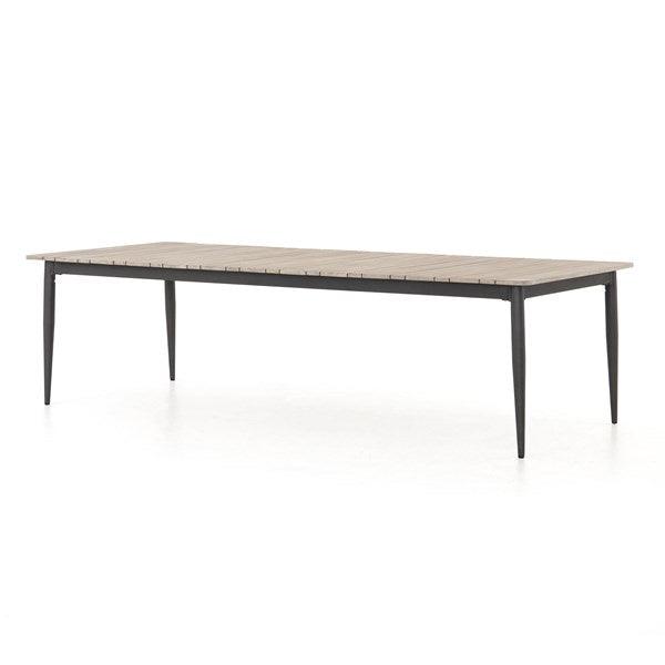 WYTON OUTDOOR DINING TABLE-95"-GREY - Design for the PPL