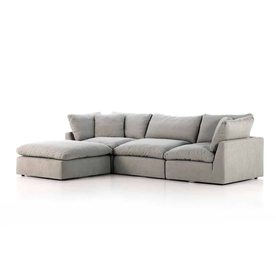 - Stetson 3-Piece Sectional with Ottoman -